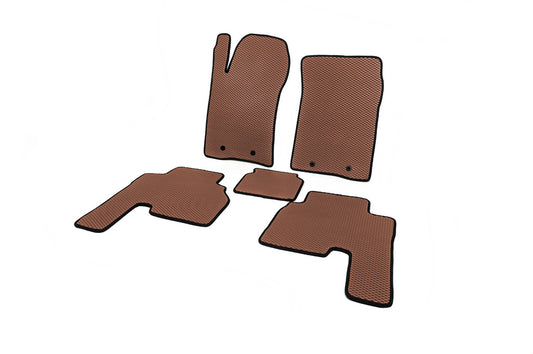 EVA Floor Mats (2005-2011, Brown) for SsangYong Action 2005-2018 - image 2