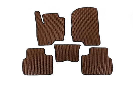 EVA Floor Mats (Brown) for Mitsubishi Colt 2004-2012 - image 1