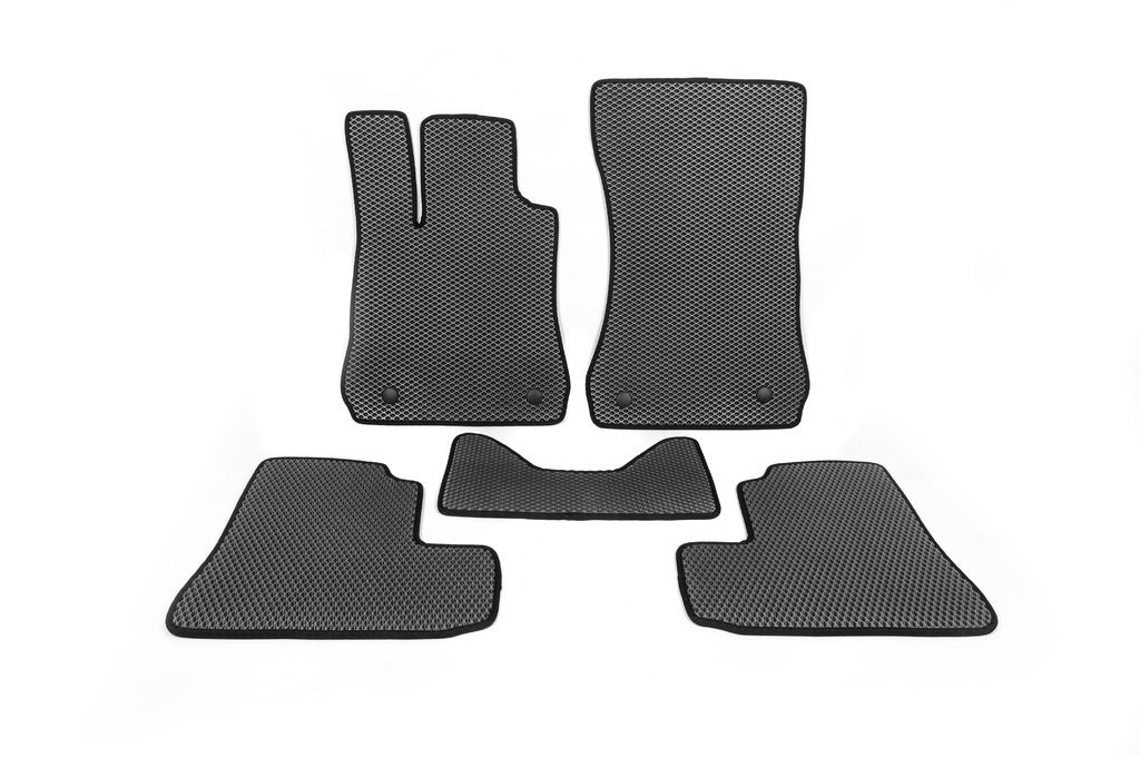 EVA Floor Mats (Short, Black) for Mercedes S-сlass W221 2005-2013 - image 1