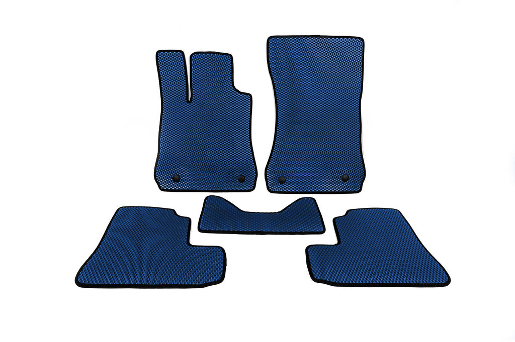 EVA Floor Mats (Short, Blue) for Mercedes S-сlass W221 2005-2013 - image 1