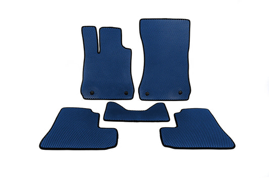 EVA Floor Mats (Long, Blue) for Mercedes S-сlass W221 2005-2013 - image 1