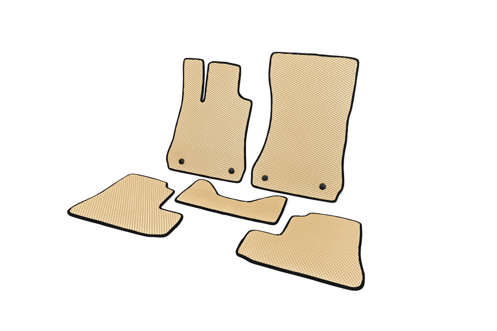EVA Floor Mats (Short, Beige) for Mercedes S-сlass W221 2005-2013 - image 2