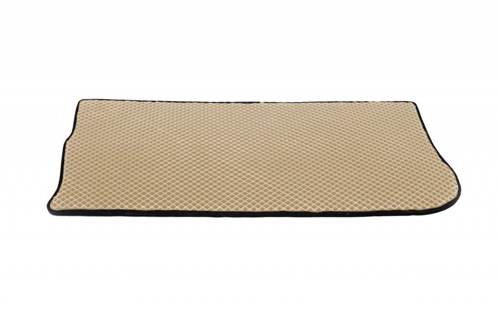 Trunk mat (EVA, beige) for Volkswagen Sharan 1995-2010 - Reelken Auto