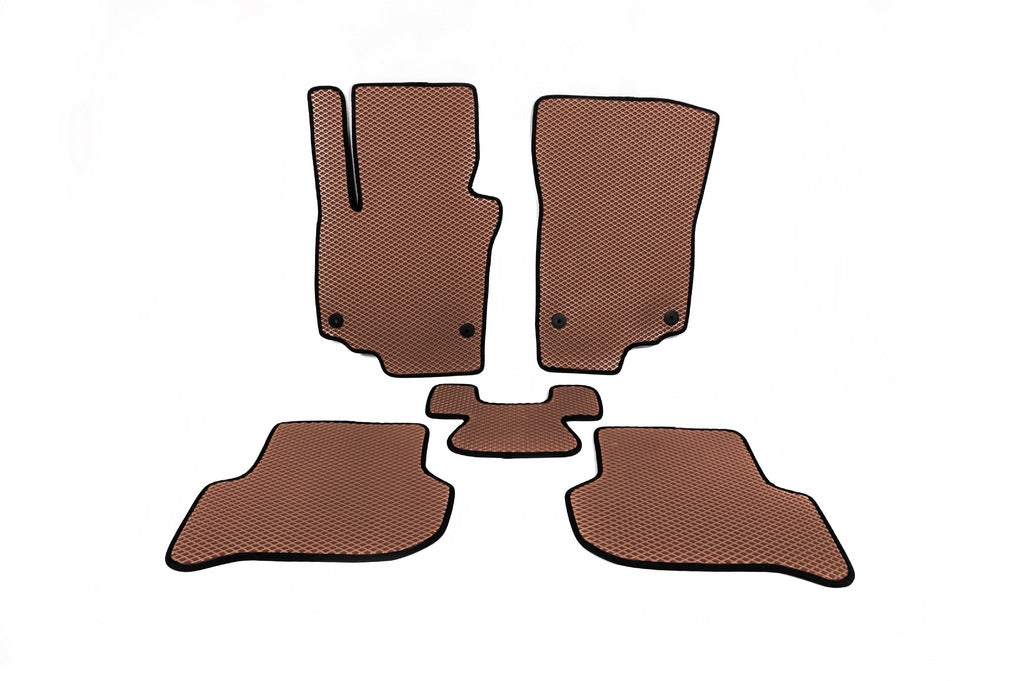 EVA Floor Mats (Brown) for Volkswagen Golf Plus 2004-2014 - image 1