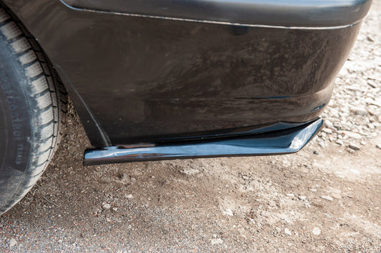 Flap trim for rear bumper DPT (ABS) (2pcs) (gloss black) for Volkswagen Caddy 2004-2010 - image 2