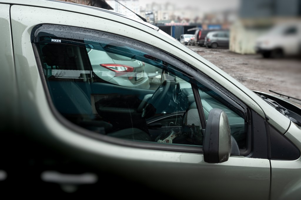 Window Deflectors (2 pcs, Niken) for Citroen Berlingo 2008-2018 - image 2