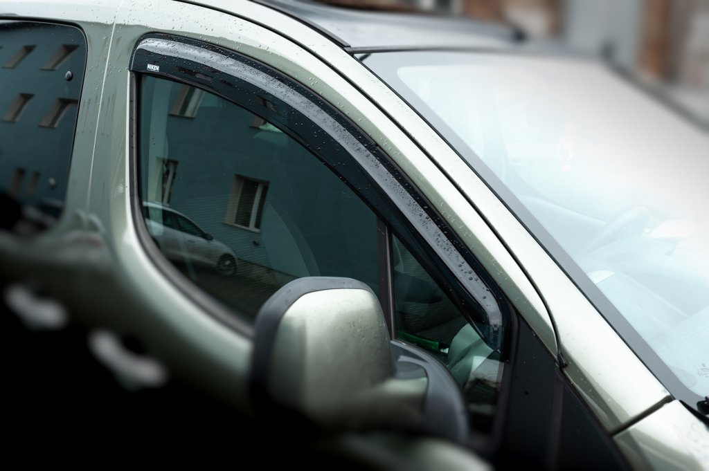 Window Deflectors (2 pcs, Niken) for Peugeot Partner Tepee 2008-2018 - image 3