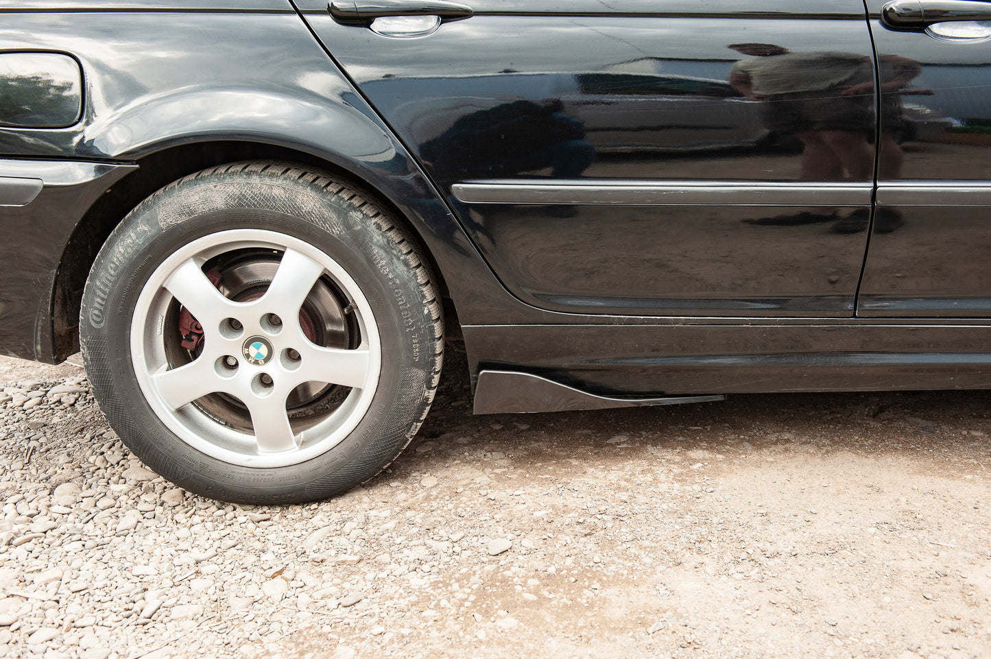 Universal Flap Side Skirt Extensions Type-B (2 pcs, Gloss Black, ABS Plastic) - image 3