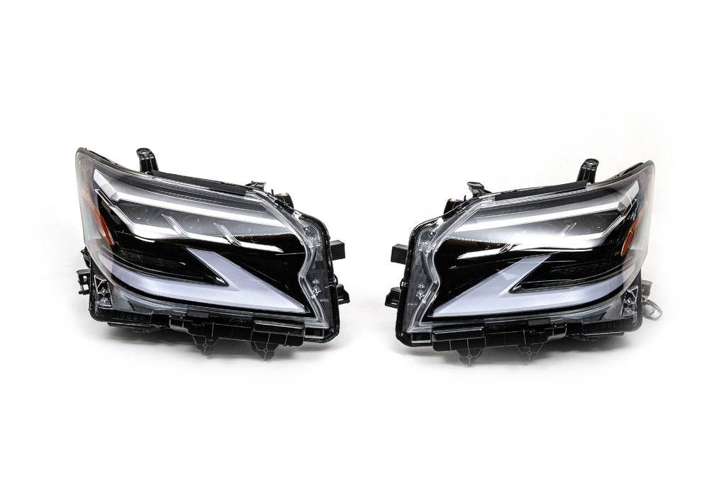 Front lights in the design of 2021-2023 years (2 pcs., FullLed) for Lexus GX460 - Reelken Auto