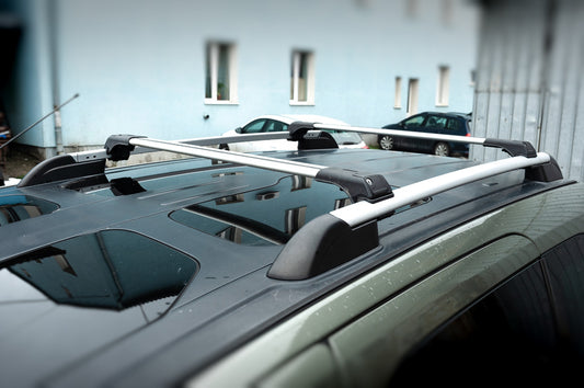 Lockable roof bars for roof rails Skybar V1 (set of 2) for Peugeot Partner Tepee 2008-2018 - image 1