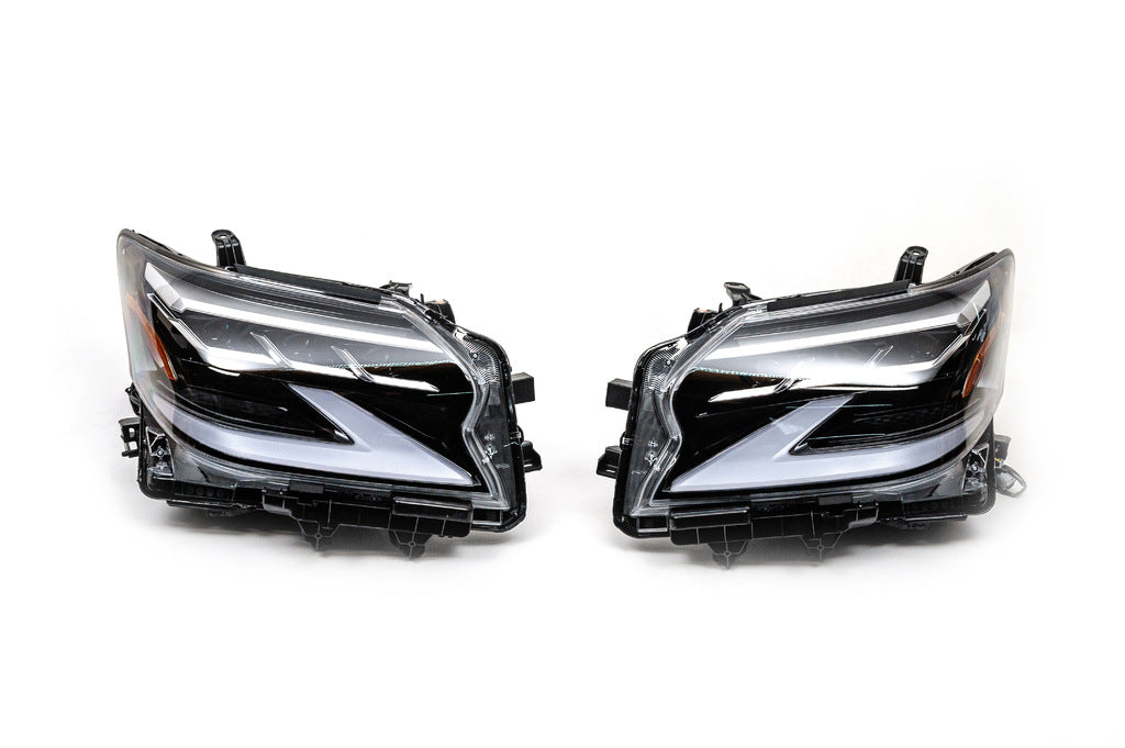 Front headlights in 2021-2023 design (2 pcs, Full LED, with AFS) for Lexus GX460 2009-2023 - image 2