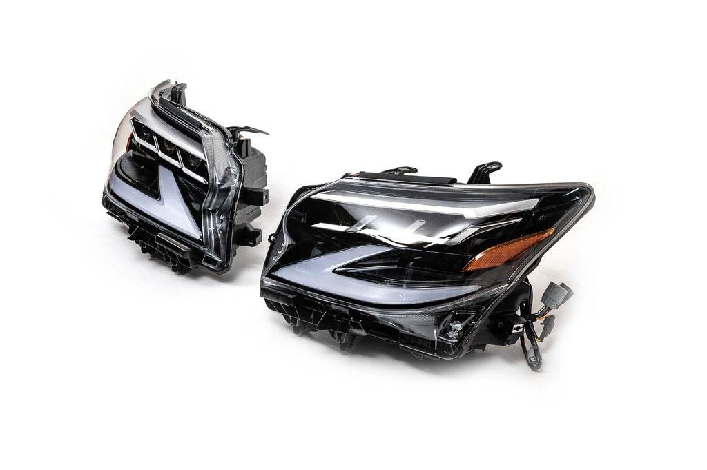 Front lights in the design of 2021-2023 years (2 pcs., FullLed) for Lexus GX460 - Reelken Auto