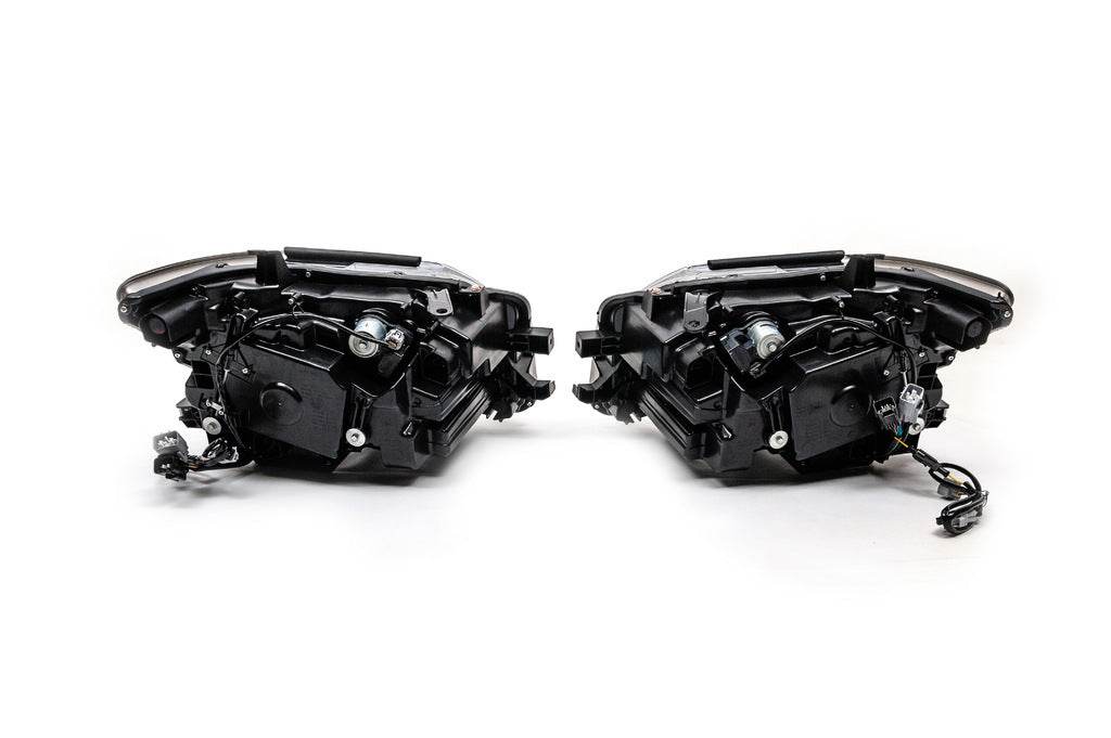 Front lights in the design of 2021-2023 years (2 pcs., FullLed) for Lexus GX460 - Reelken Auto