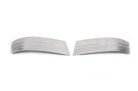 Corners on the front bumper (2 pieces, stainless steel) for Volkswagen T5 2010-2015 - Reelken Auto