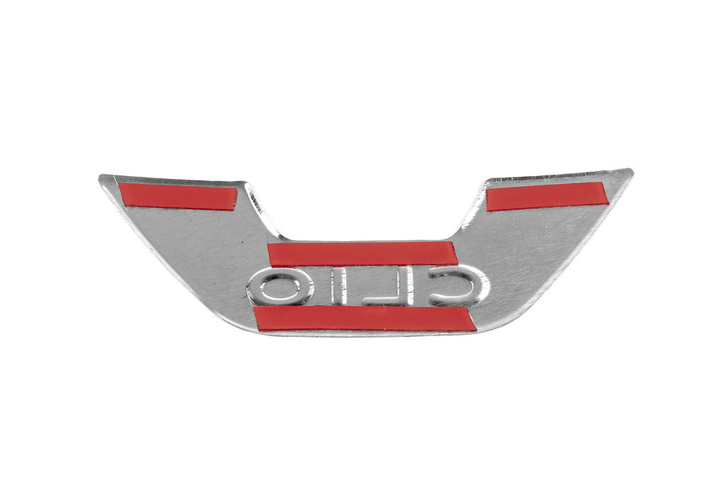 Carmos front emblem outline (stainless steel) for Renault Clio IV 2012-2019 - image 3