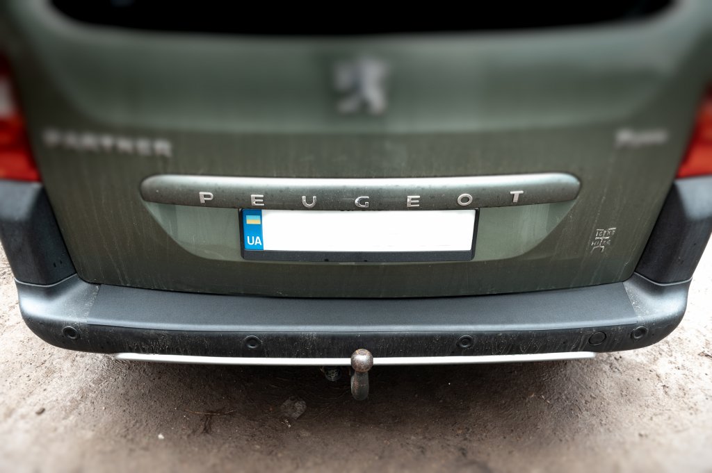 Rear Bumper Cover ABS (Plastic) for Peugeot Partner Tepee 2008-2018 - image 2