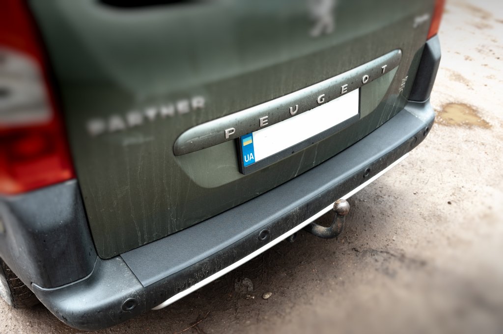 Rear Bumper Cover ABS (Plastic) for Peugeot Partner Tepee 2008-2018 - image 3