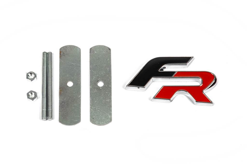 Metal nameplate on the FR grill for Seat - Reelken Auto