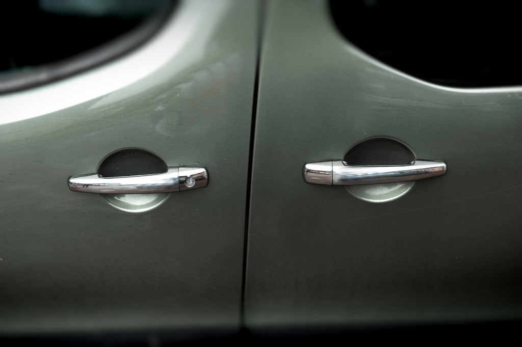 Chrome Door Handle Covers (4 pcs, Stainless Steel) for Peugeot Partner Tepee 2008-2018 - image 1