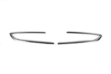 Carmos fog light covers (SD/SW/HB/GTC, 2 pcs., stainless steel) for Opel Astra K 2016-2021 - image 1