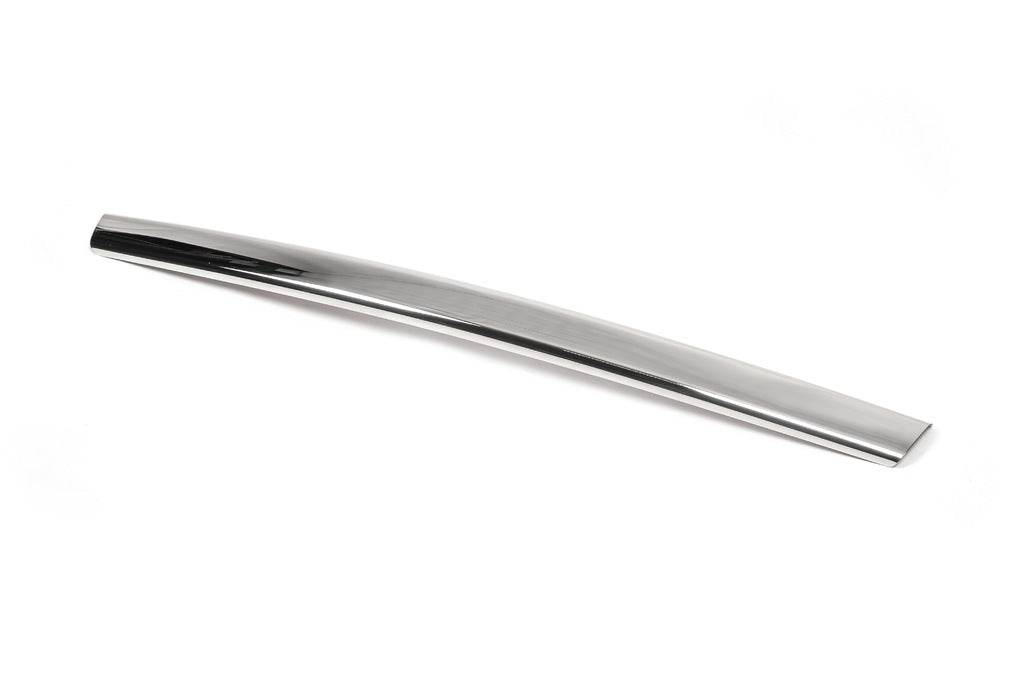 Strap on the front bumper (stainless.) for Nissan Navara 2006-2015 - Reelken Auto