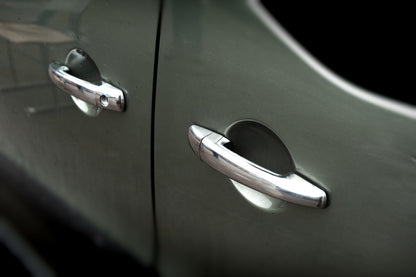 Chrome Door Handle Covers (4 pcs, Stainless Steel) for Peugeot Partner Tepee 2008-2018 - image 2