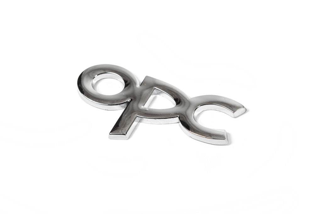 Metal nameplate on the OPC trunk (Chrome) for Opel - Reelken Auto