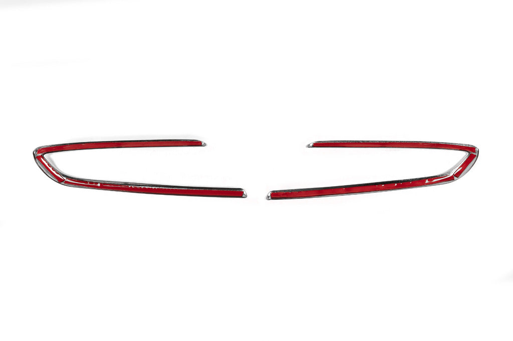 Chrome Fog Light Covers Carmos (SD/SW/HB/GTC, 2 pcs, Stainless Steel) for Opel Astra K 2016-2021 - image 4