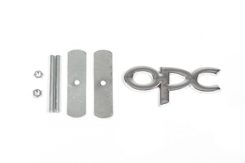 Metal nameplate on the OPC grill (Chrome) for Opel - Reelken Auto