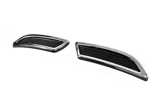 Carmos muffler imitation pads (2 pcs, ABS+stainless steel) for Renault Megane IV 2016-2025 - image 2