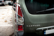 Chrome Tail Light Covers Corner Type (2pcs, Plastic) for Citroen Berlingo 2008-2018 - image 2