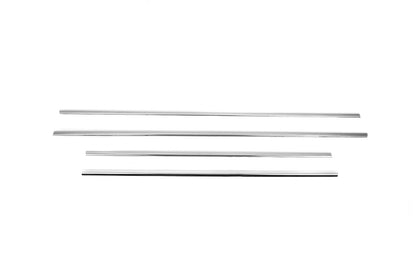 Lower window trims stainless steel (4 pcs) for Hyundai I-20 2012-2014 - image 2