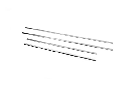 Lower window trims stainless steel (4 pcs) for Hyundai I-20 2012-2014 - image 3