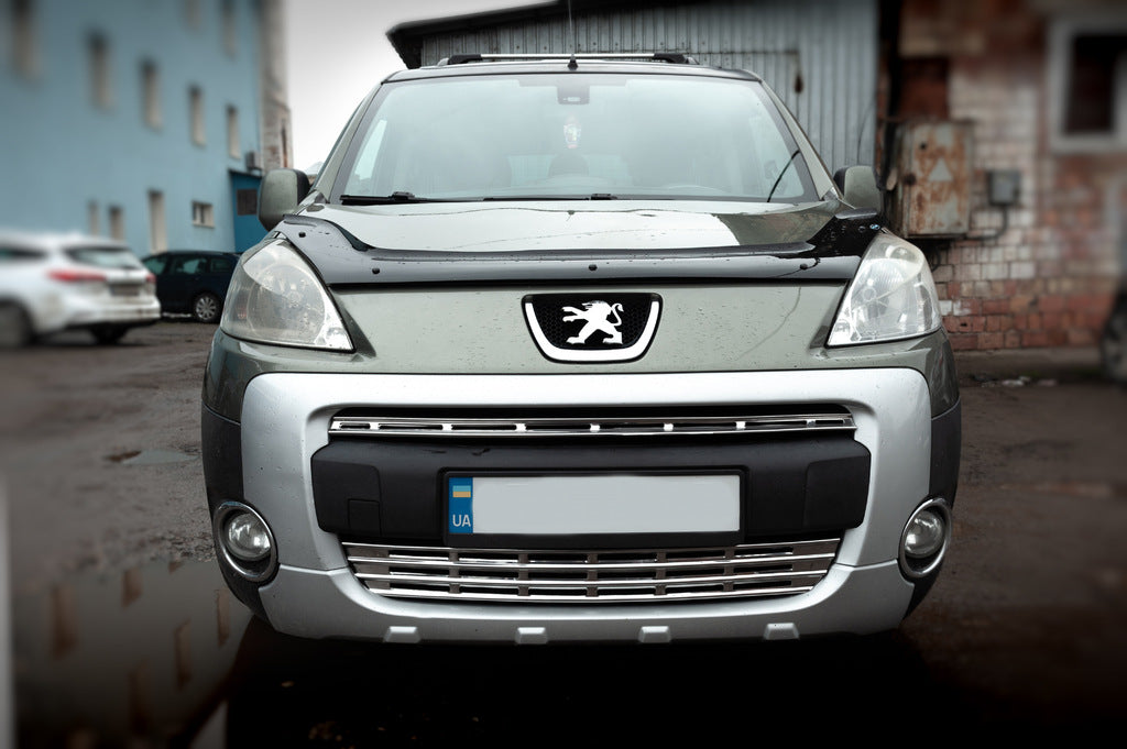 Grille Covers (2 pcs, Stainless Steel) for Peugeot Partner Tepee 2008-2018 - image 1