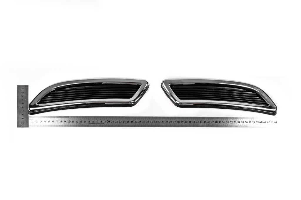 Carmos muffler imitation pads (2 pcs, ABS+stainless steel) for Renault Megane IV 2016-2025 - image 4