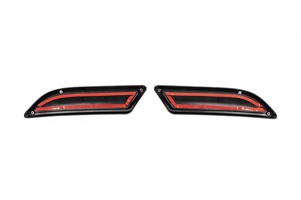 Carmos muffler imitation pads (2 pcs, ABS+stainless steel) for Renault Megane IV 2016-2025 - image 3