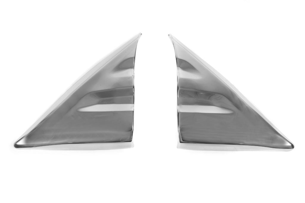 Mirror Covers Carmos (2 pcs, Stainless Steel) for Ford Transit 2014- - image 2