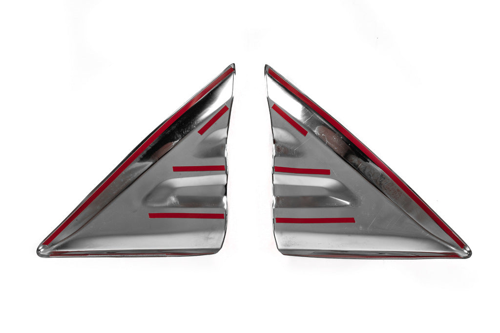 Mirror Covers Carmos (2 pcs, Stainless Steel) for Ford Transit 2014- - image 5