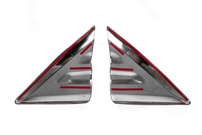 Mirror Covers Carmos (2 pcs, Stainless Steel) for Ford Transit 2014- - image 5