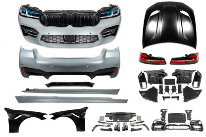 Facelift kit with hood and fenders (to M5 Competition 2021) for BMW 5 Series G30/31 2017-2023 - image 2