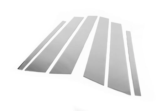 Overlays on the door posts (6 pcs., stainless steel) for Volkswagen Golf 6 - image 2