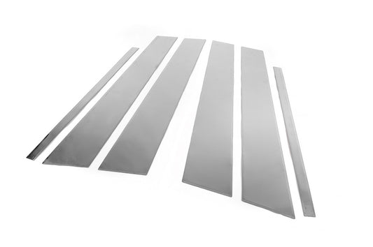 Overlays on the door posts (6 pcs., stainless steel) for Volkswagen Golf 5 - image 2
