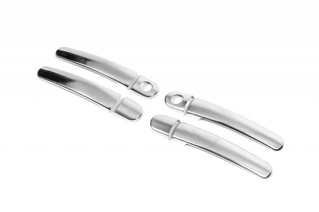 Pads on the handles (2 PCs, stainless steel) for Seat Arosa 1997-2005 - Reelken Auto