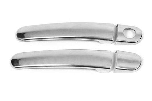 Pads on the handles (2 pieces, stainless steel) for Volkswagen Lupo 2005-2011 - Reelken Auto