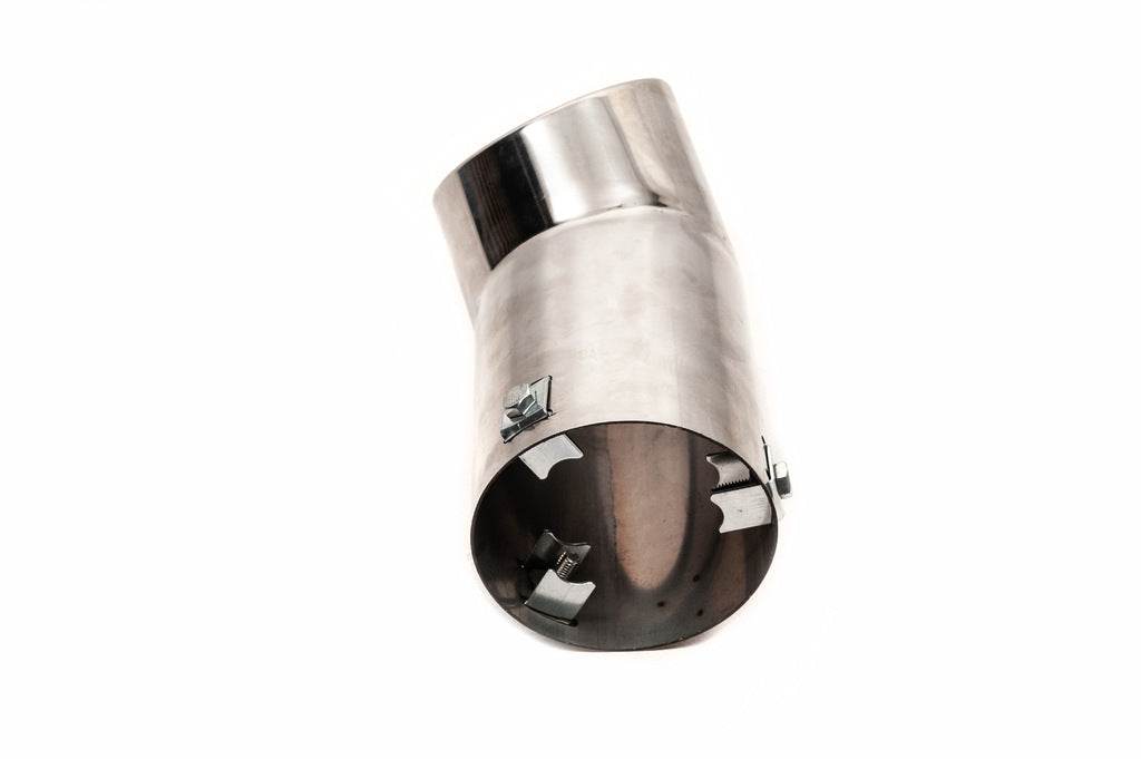 Silencer attachment (stainless) for Toyota Land Cruiser Prado 150 - Reelken Auto