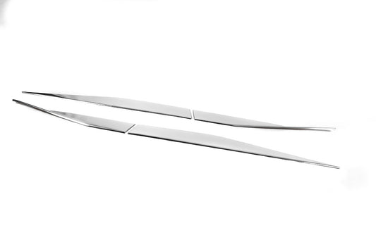 Door moldings (4 pcs., stainless steel) for Peugeot 408 2022↗ year - image 2