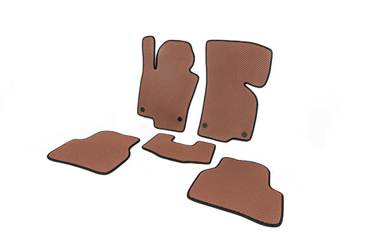 EVA Floor Mats (Brown) for Volkswagen Passat СС 2008-2017 - image 2