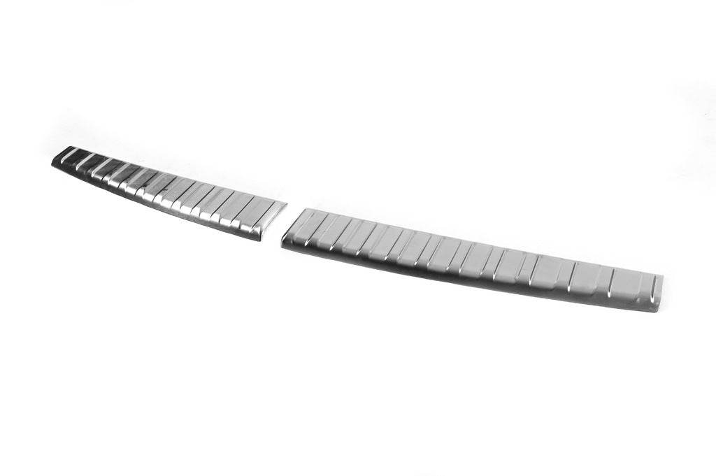 Cover on the rear threshold Carmos (stainless steel) for BMW iX (I20) 2022 - Reelken Auto