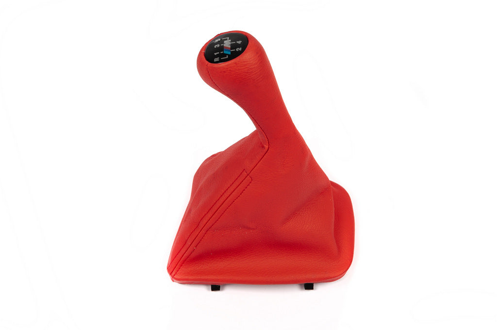 Gear Shift Boot + Knob OEM (red) for BMW 3 Series E-46 1998-2006 - image 1