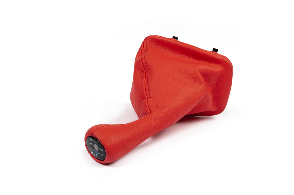 Gear Shift Boot + Knob OEM (red) for BMW 3 Series E46 1998-2006 - image 4